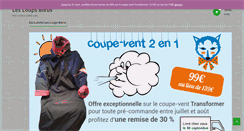 Desktop Screenshot of lesloupsbleus.net