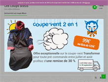 Tablet Screenshot of lesloupsbleus.net